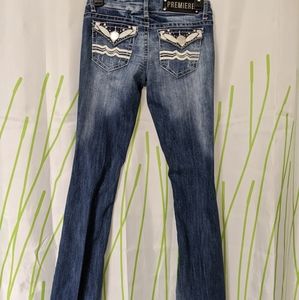 Rue 21 size 0 like new denim, detailed pockets